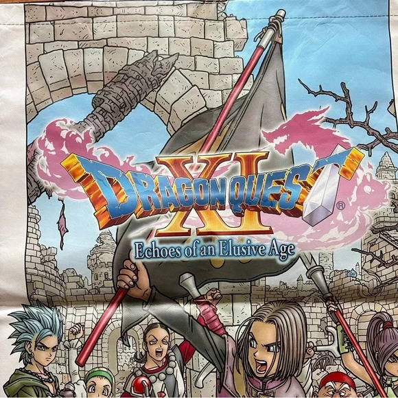 ANIME EXPO AX 2018 Kingdom Hearts Dragon Quest XI 2-Sided Tote Bag XL Jumbo - Picture 7 of 11